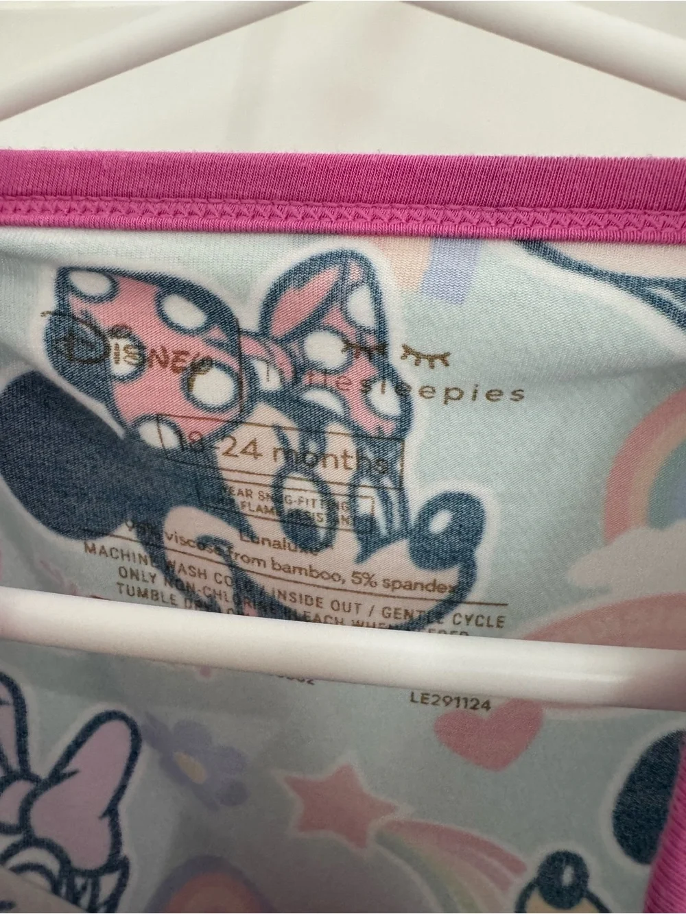 Little Sleepies Disney Mickey & Friends Shorty size 18-24 month